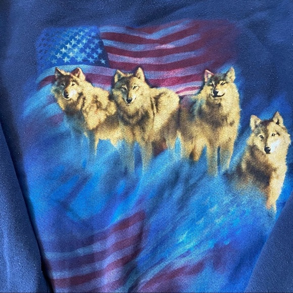 Vintage American Wolf Sweatshirt Size XL - Picture 13 of 13